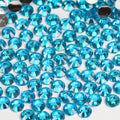 #14 Peacock - Bag of Flat Back Rhinestone Face Gems in Choice of 2,3,4,5,6mm and 10g Mixed Sizes