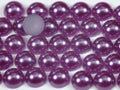 "Purple" Flat Back Pearl Scrapbooking Costume Face Gems  Size 2mm to 12mm