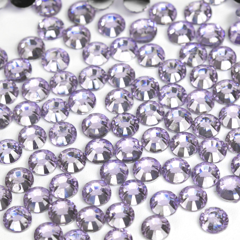 #17 Lavender - Bag of Flat Back Rhinestone Face Gems in Choice of 2,3,4,5 or 6mm