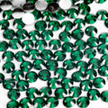 #20 Emerald - Bag of Flat Back Rhinestone Face Gems in Choice of 2,3,4,5 or 6mm