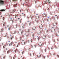 #21 Light Pink - Bag of Flat Back Rhinestone Face Gems in Choice of 2,3,4,5 or 6mm