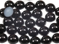 "Black" Flat Back Pearl Scrapbooking Costume Face Gems  Size 2mm to 12mm