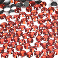 #27 Blood Orange - Bag of Flat Back Rhinestone Face Gems in Choice of 2,3,4,5 or 6mm