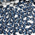 #28 Denim - Bag of Flat Back Rhinestone Face Gems in Choice of 2,3,4,5 or 6mm