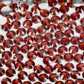 #29 Garnet - Bag of Flat Back Rhinestone Face Gems in Choice of 2,3,4,5 or 6mm