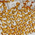 #32 Metallic Dark Gold- Bag of Flat Back Rhinestone Face Gems in Choice of 2,3,4,5 or 6mm