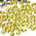 #5 Lemon - Bag of Flat Back Rhinestone Face Gems in Choice of 2,3,4,5 or 6mm