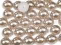 "Light Coffee" Flat Back Pearl Scrapbooking Costume Face Gems  Size 2mm to 12mm