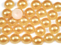 "Amber" Flat Back Pearl Scrapbooking Costume Face Gems  Size 2mm to 12mm