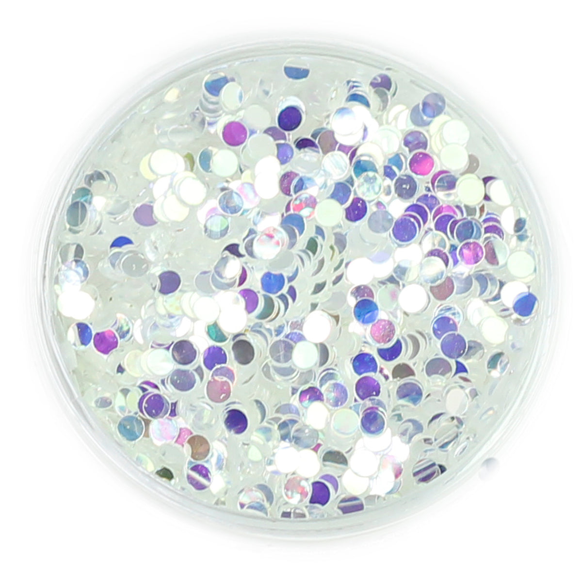 Pearly Disc Glitter Pots
