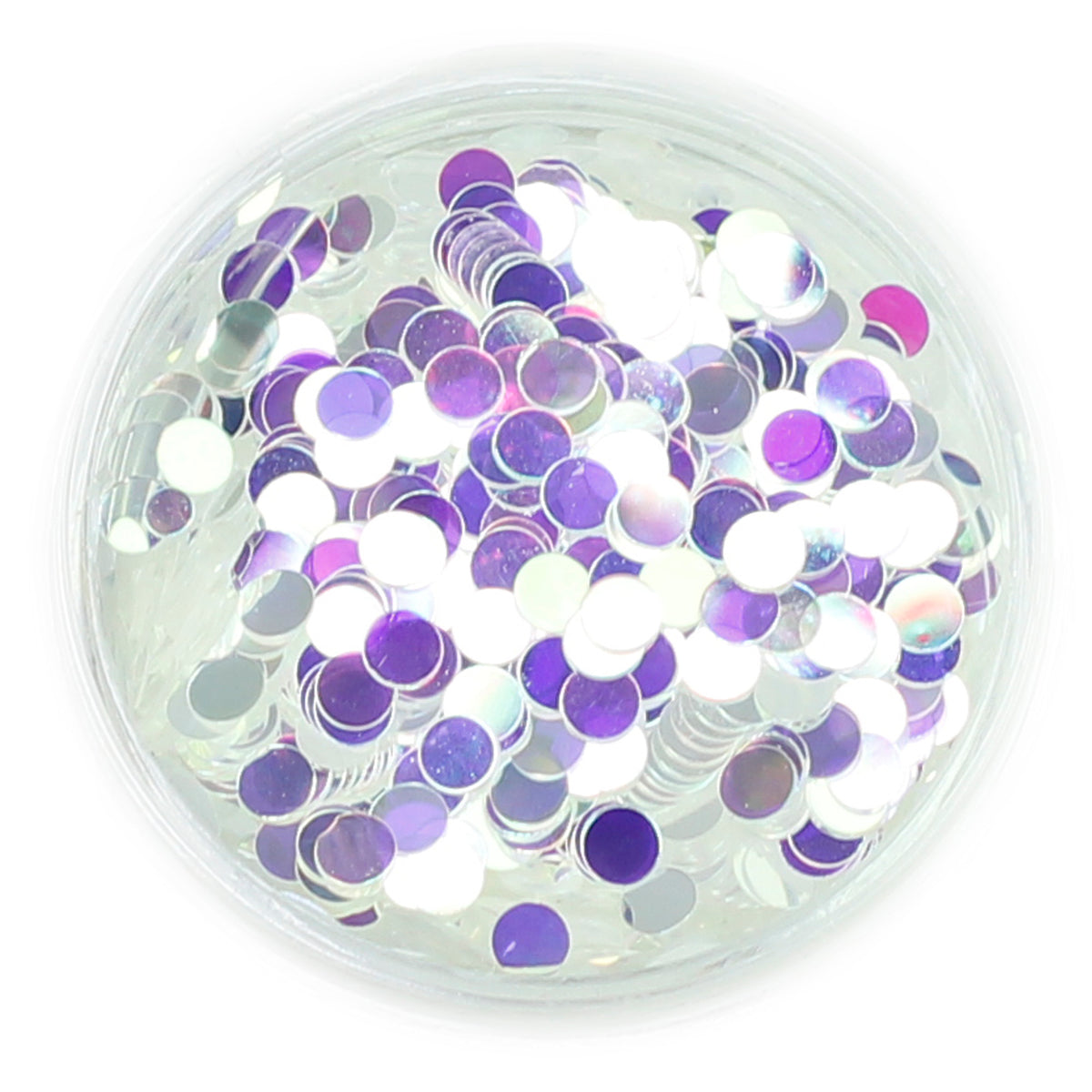 Pearly Disc Glitter Pots