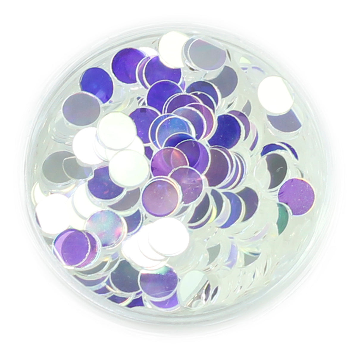 Pearly Disc Glitter Pots