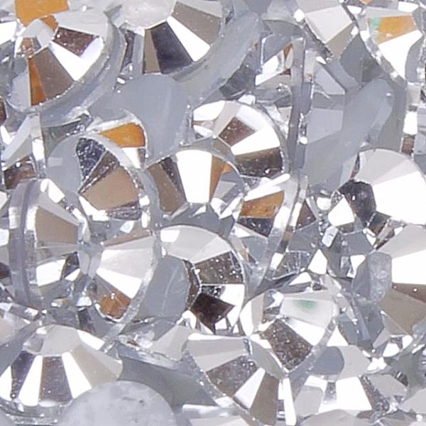 silver rhinestone face gems evol
