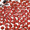 #33 Red - Bag of Flat Back Rhinestone Face Gems in Choice of 2,3,4,5,6mm and 10g mixed Sizes