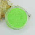 evol fluorescent green face dust glitter
