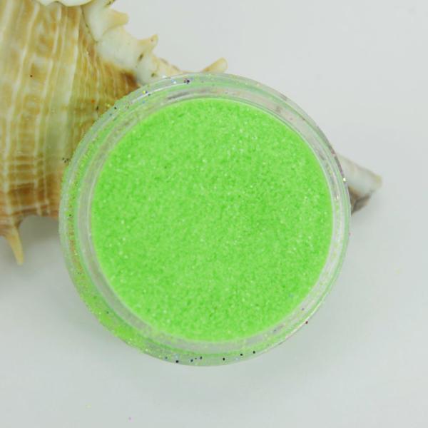 evol fluorescent green face dust glitter