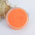 evol fluorescent orange face dust glitter