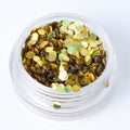 Holographic Gold 2mm or 3mm Disc Shape Cosmetic Glitter