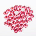 Hot Pink100pcs Glass Rhinestone Face Gems 2mm-5mm