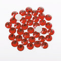 Red 100pcs Glass Rhinestone Face Gems 2mm-5mm