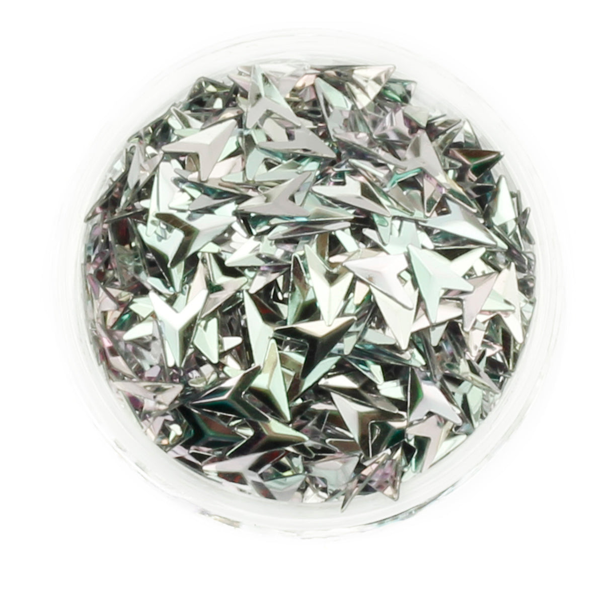 Choice of 12 Colours Duo Chrome 3D Glitter Chevrons