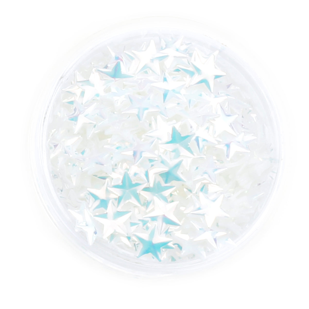 Choice of 12 Colours Duo Chrome 3D Glitter Stars