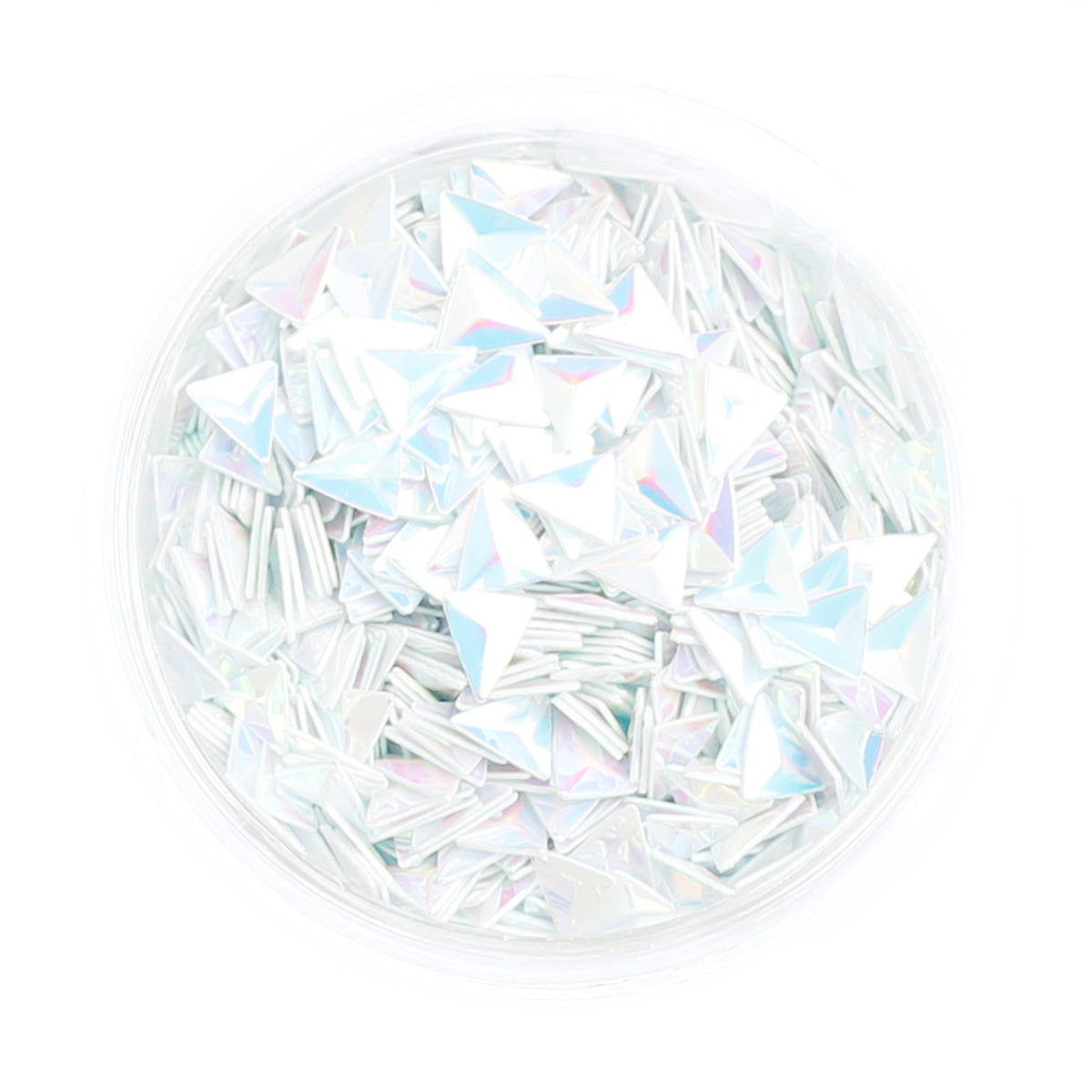 Choice of 12 Colours Duo Chrome 3D Glitter Triangles