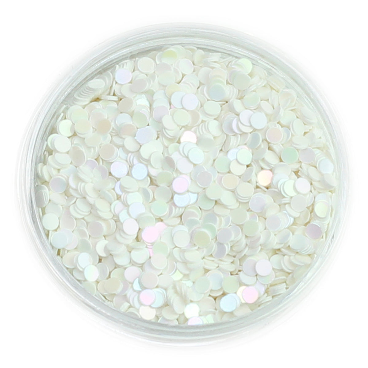 Pearly Disc Glitter Pots