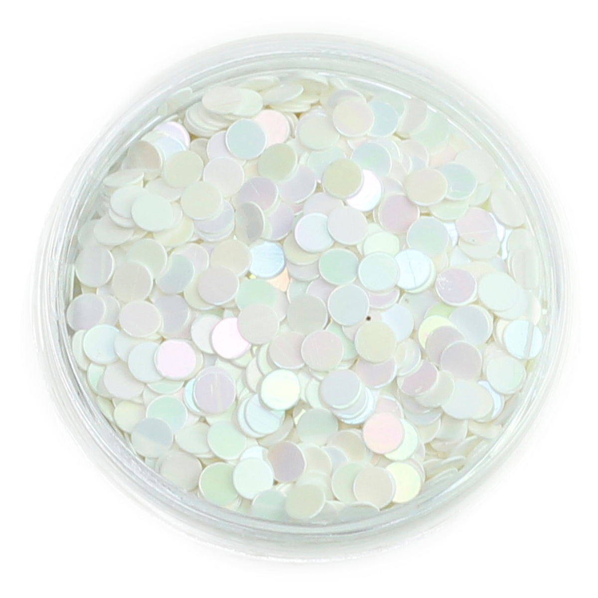 Pearly Disc Glitter Pots