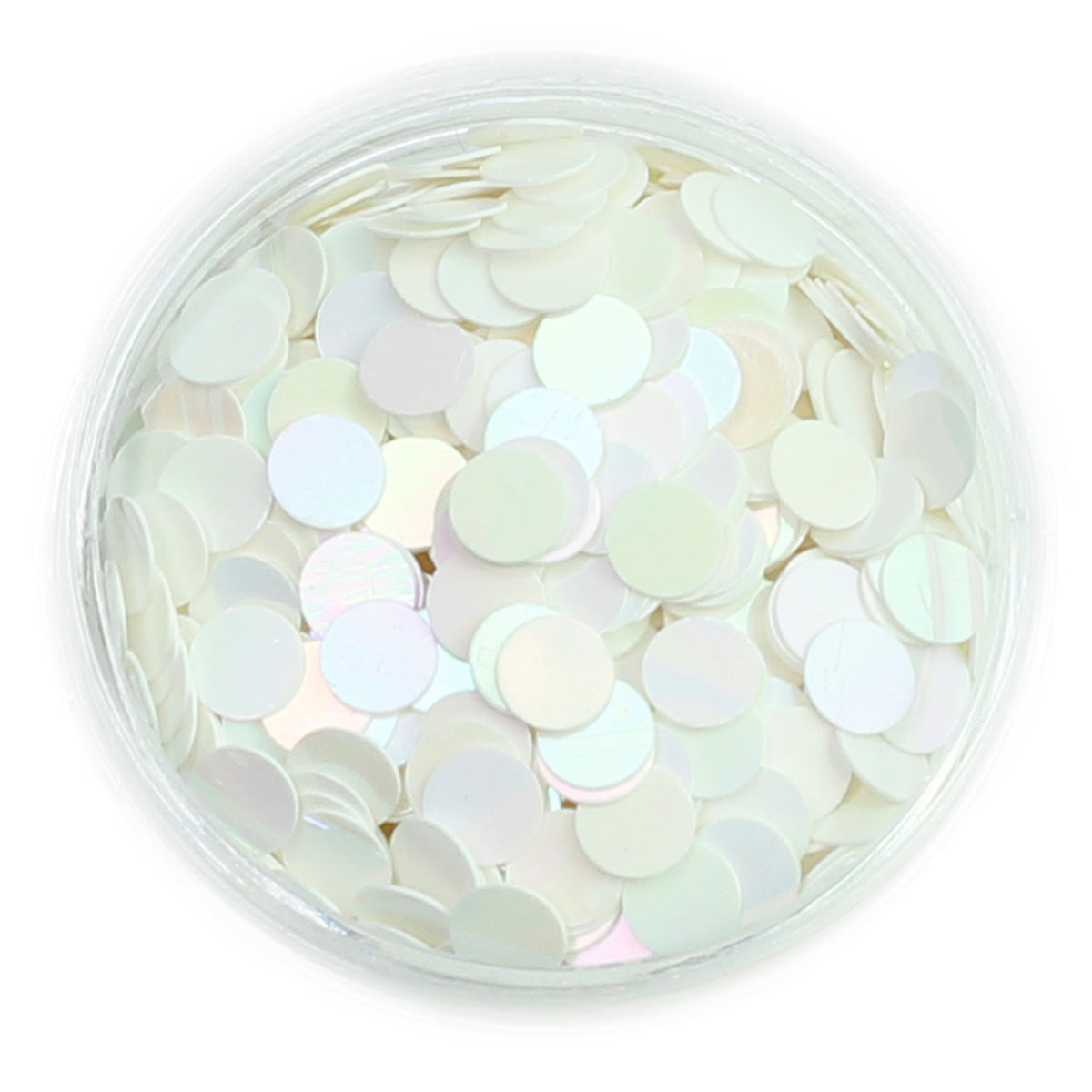 Pearly Disc Glitter Pots