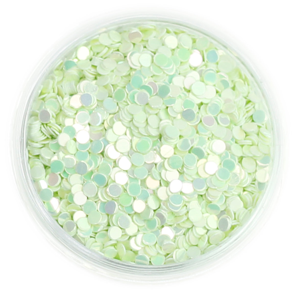 Pearly Disc Glitter Pots