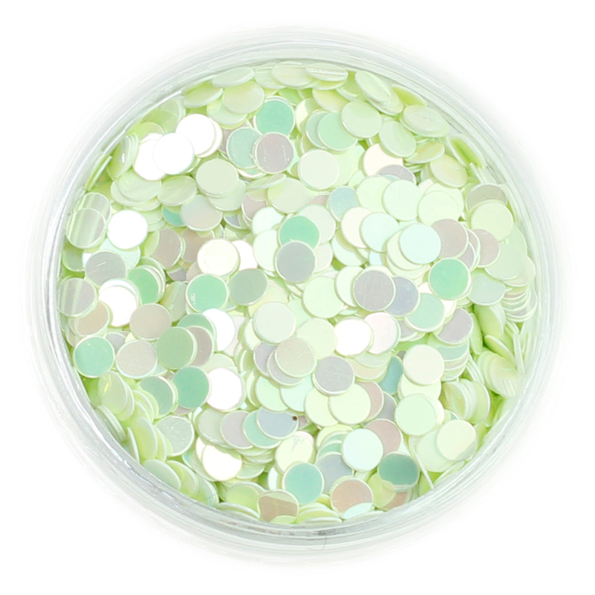 Pearly Disc Glitter Pots