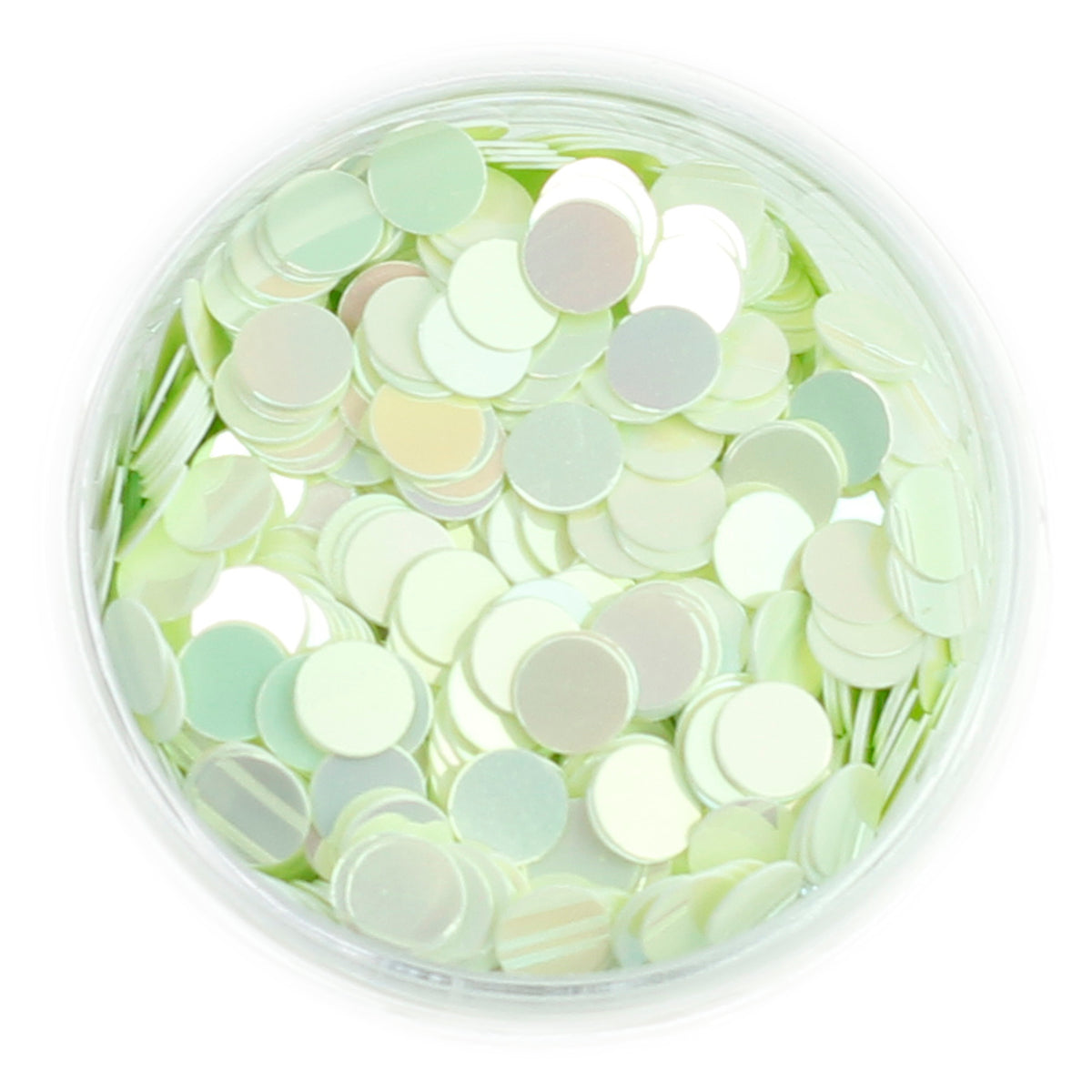 Pearly Disc Glitter Pots
