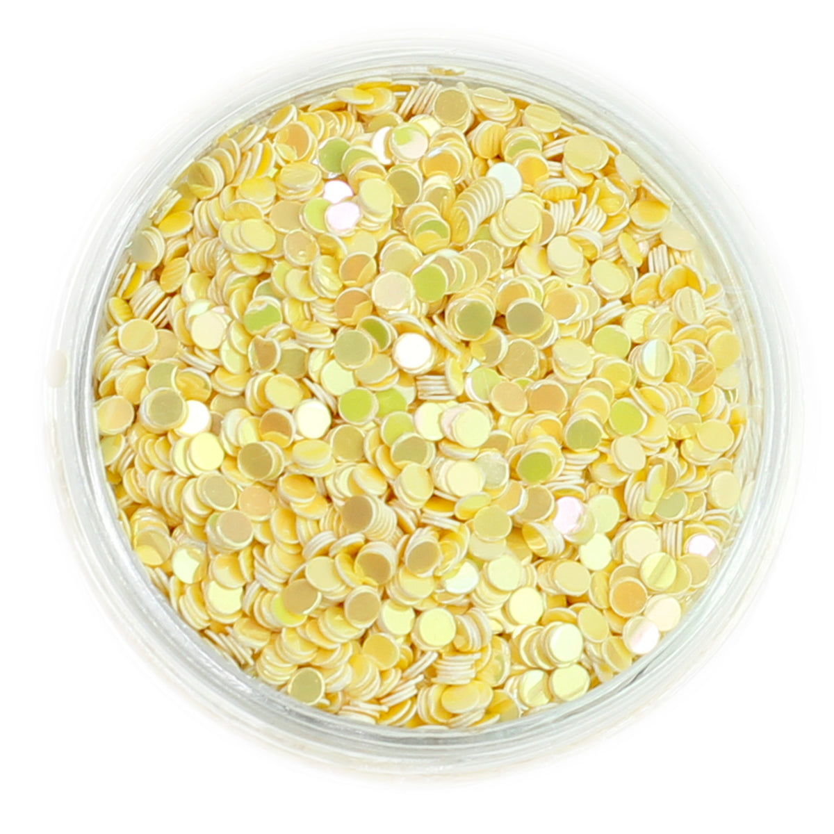 Pearly Disc Glitter Pots
