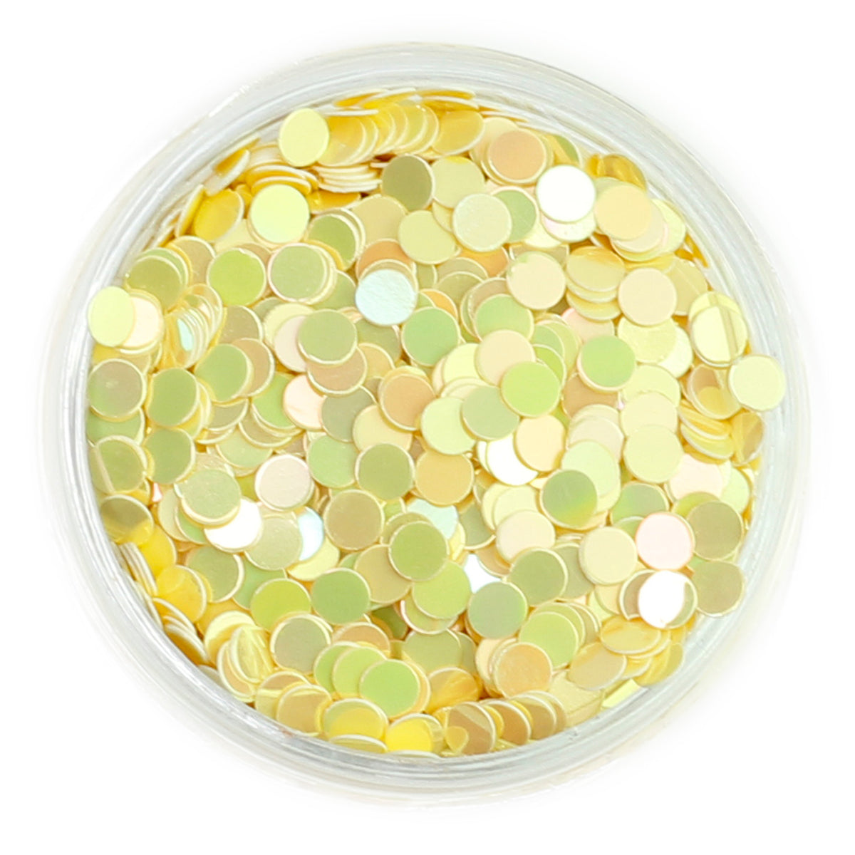 Pearly Disc Glitter Pots