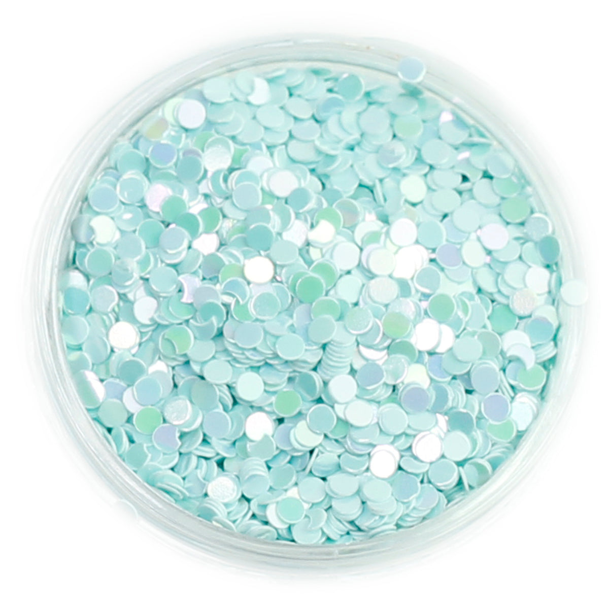 Pearly Disc Glitter Pots