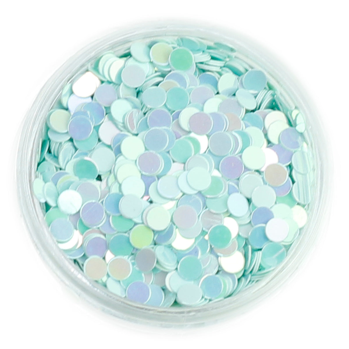 Pearly Disc Glitter Pots
