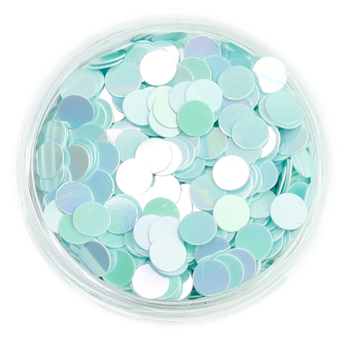 Pearly Disc Glitter Pots