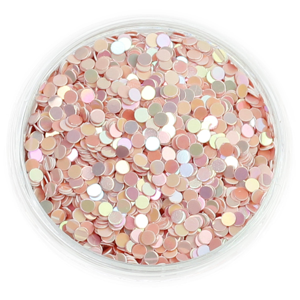 Pearly Disc Glitter Pots