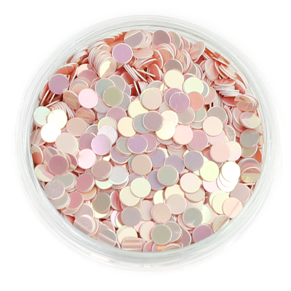 Pearly Disc Glitter Pots