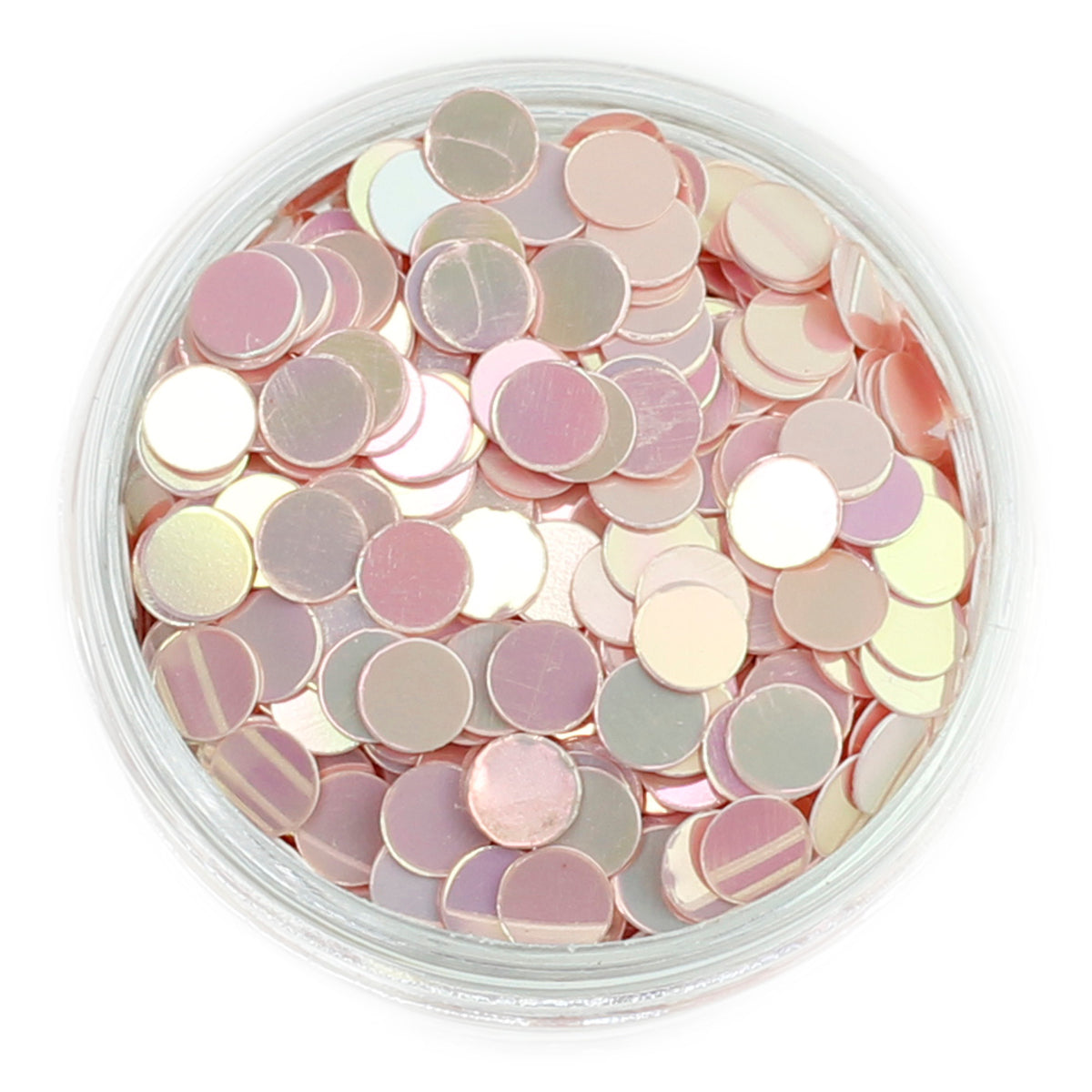 Pearly Disc Glitter Pots