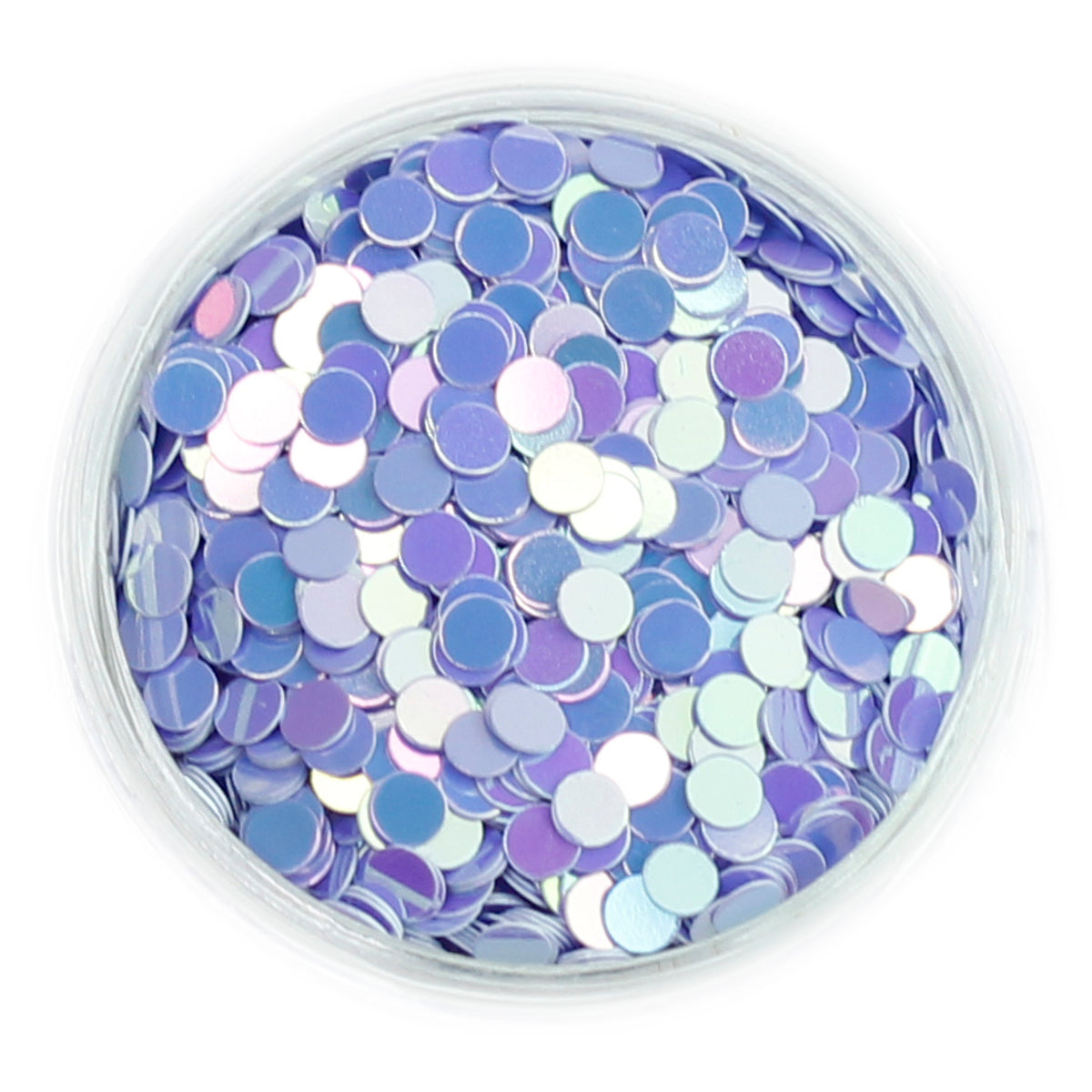 Pearly Disc Glitter Pots