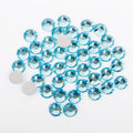 Blue Glass 100pcs Rhinestone Face Gems 2mm-5mm