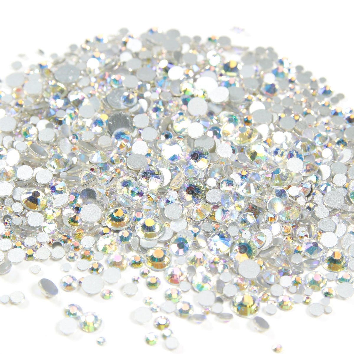 Sparkle 1000pcs Mixed Size Glass Rhinestone Face Gems