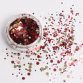 evol chinese lantern red chunky face glitter mix
