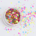 evol disco uv fluorescent chunky face glitter mix