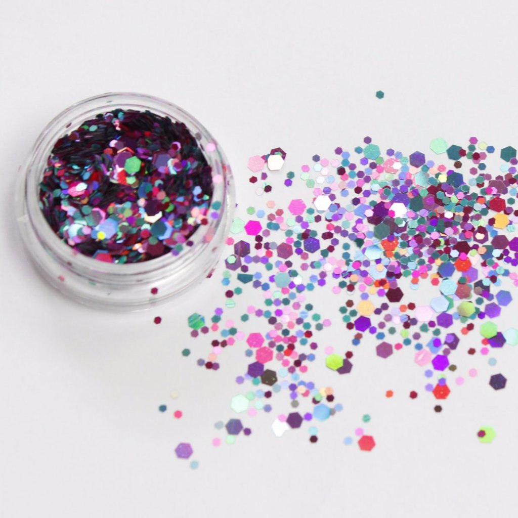 mermaid holographic glitter mix evol