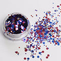 patriot cosmetic glitter mix evol