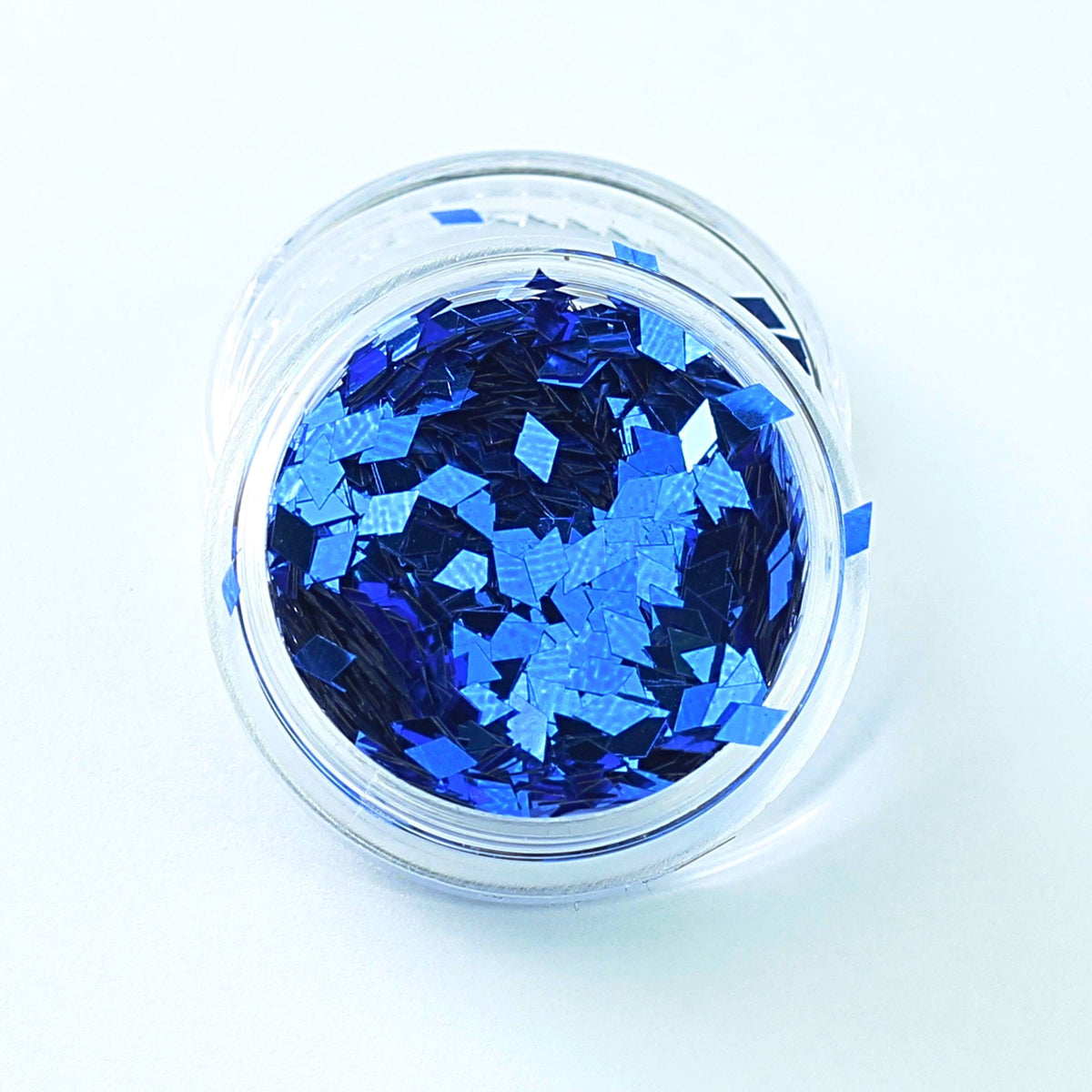 Metallic Royal Blue Diamond Shape Face Glitter Size 1mm - 3mm