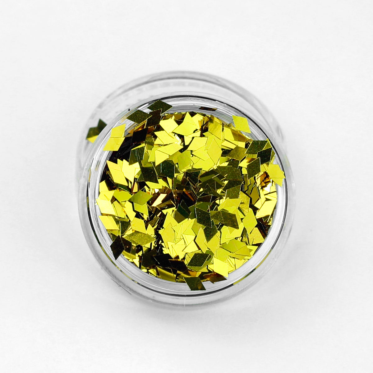 evol metallic gold diamond face glitter